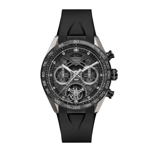 TAG Heuer Carrera Skeleton Tourbillon – Black