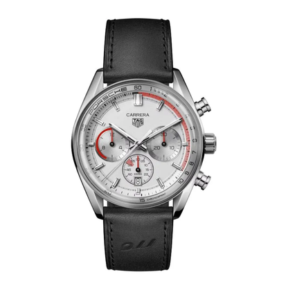 TAG Heuer Carrera Chronosprint – Silver/Black – Leather Strap