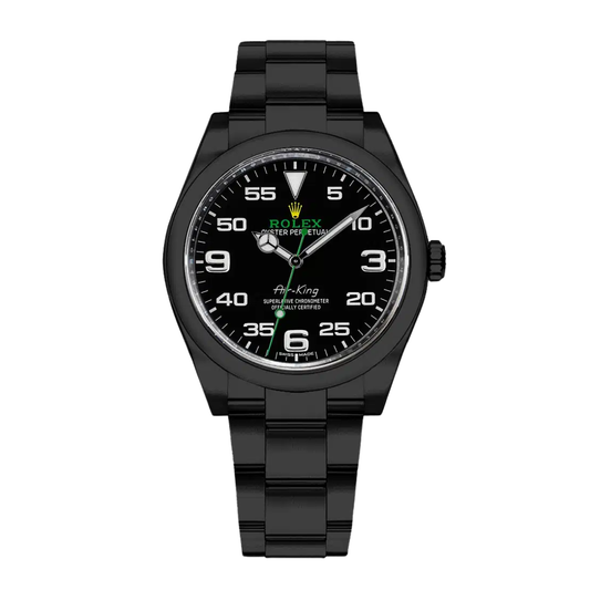 Rolex Air-King – Black Dial – Black Coated